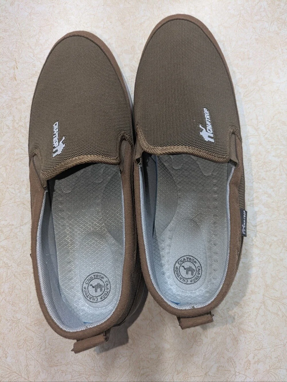 CNA.TROP Men's Outdoor Slip-On Walking Shoes Brown Size 47 (US 13)
